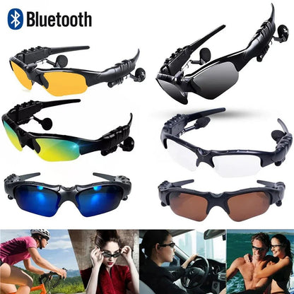 Wireless 5.0 Bluetooth Audio Sun Glasses Cycling Surround Sound Headphones Listen To Music Call Motocross Polarized Sunglasses - BSMART